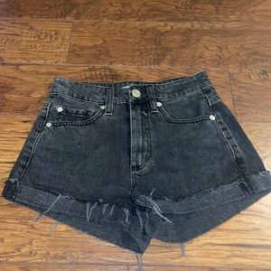 Black Garage Shorts